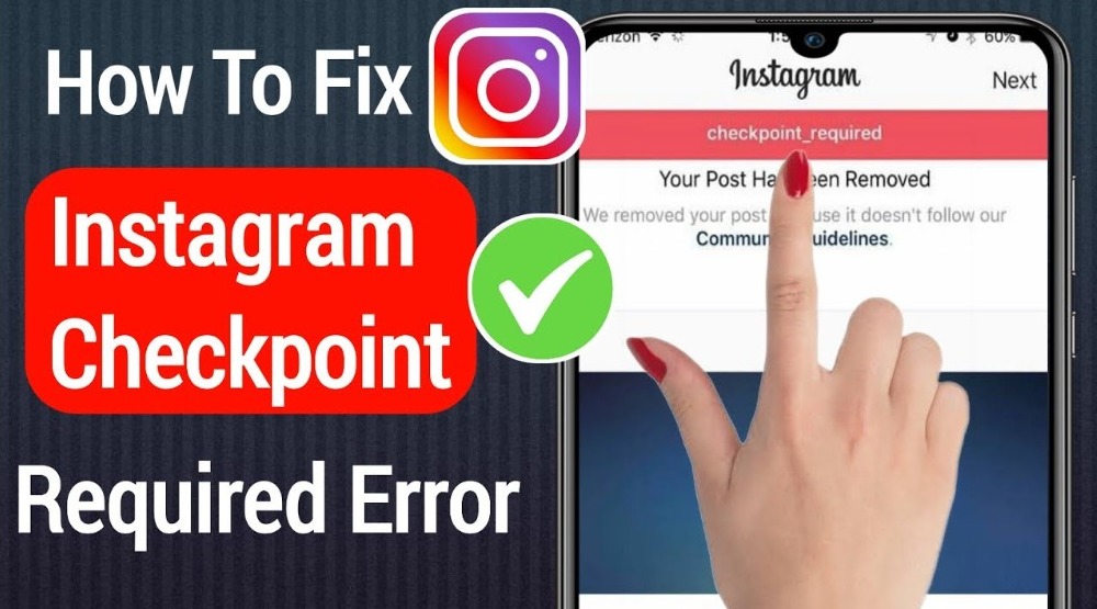 required Checkpoints: for instagram Error