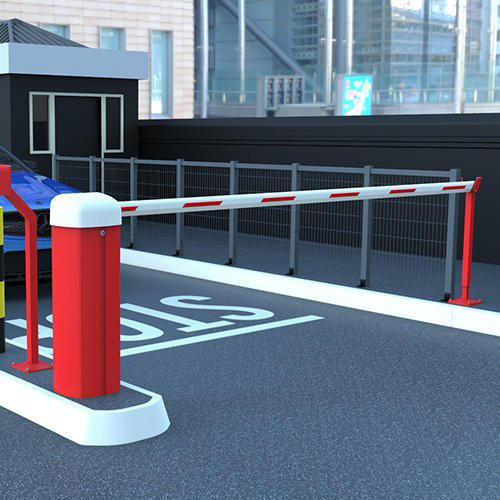 Why do Indians employ automatic boom barriers when it comes to protecting critical areas?