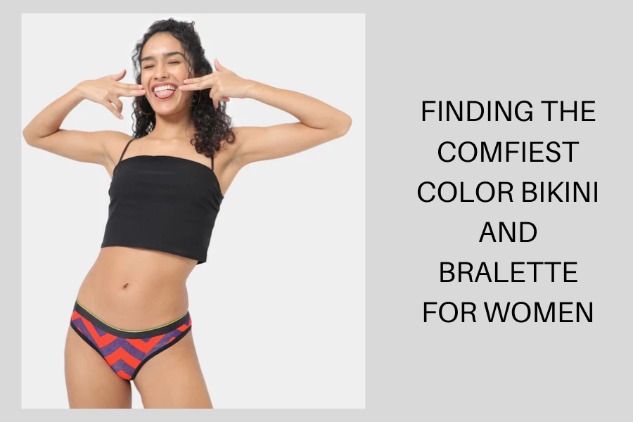Finding the comfiest color bikini and bralette for women