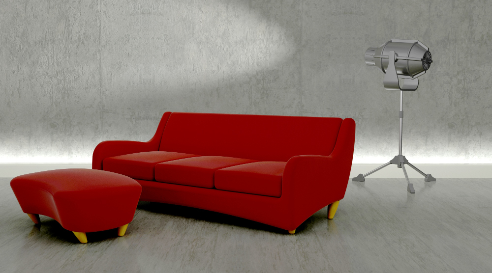 3 Seater Fabric Recliner Sofa