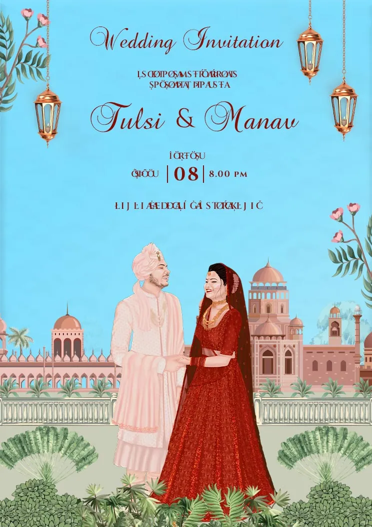wedding card invite