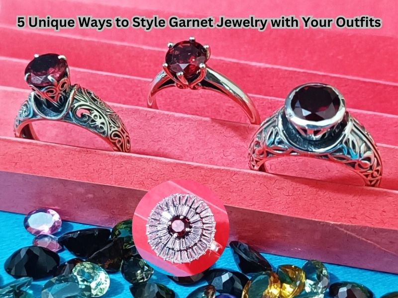 Garnet jewelry