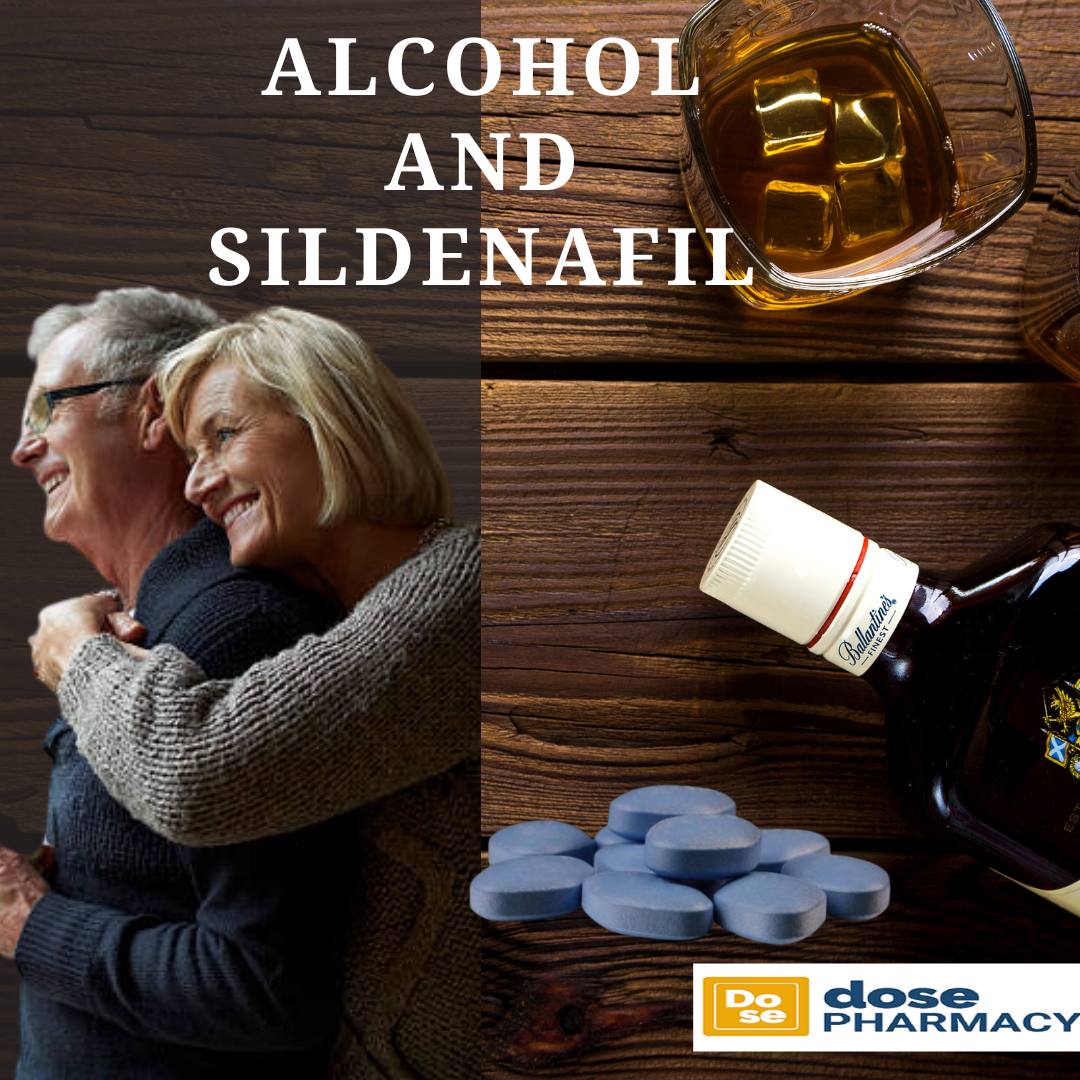 alcohol and sildenafil