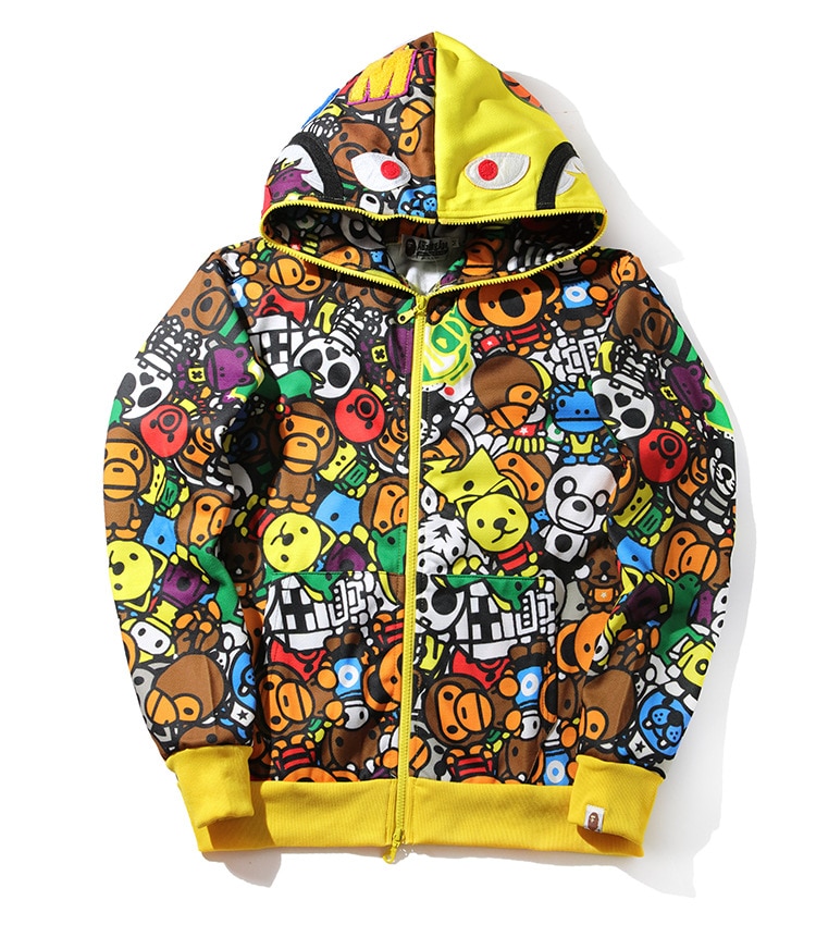 APE- Man Head Shark Bape Jacket Hoodie is a unique fashion brand and lifestyle: