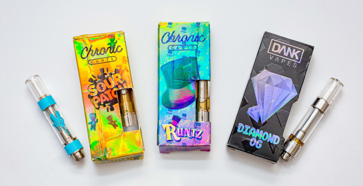 Vape cartridge boxes