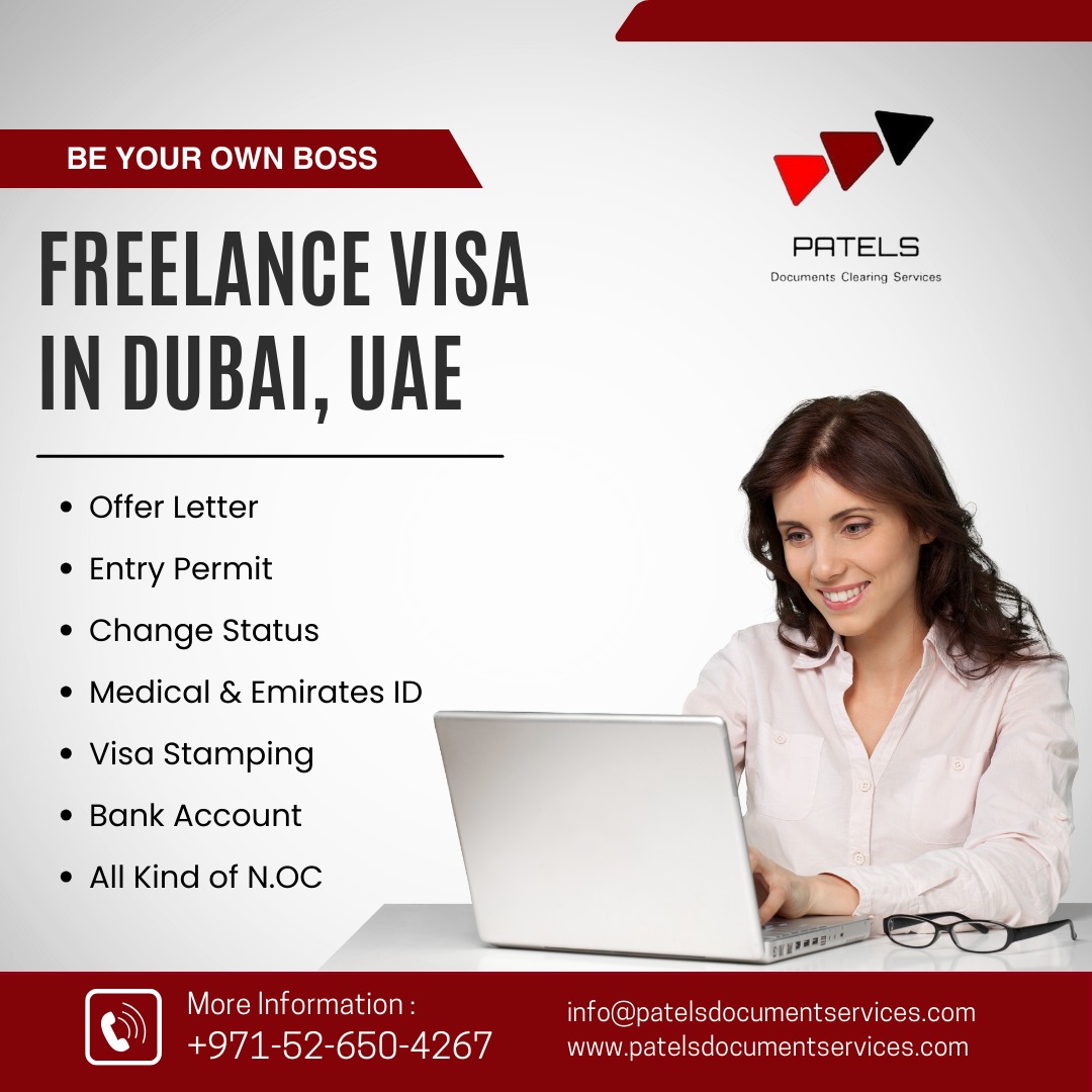 Dubai 2years Freelance visa at low cost