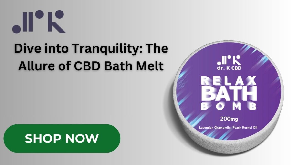 Dive into Tranquility The Allure of CBD Bath Melt