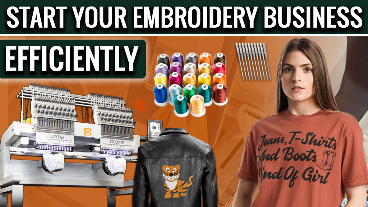 Start Your Digitizing Embroidery Business Efficiently​