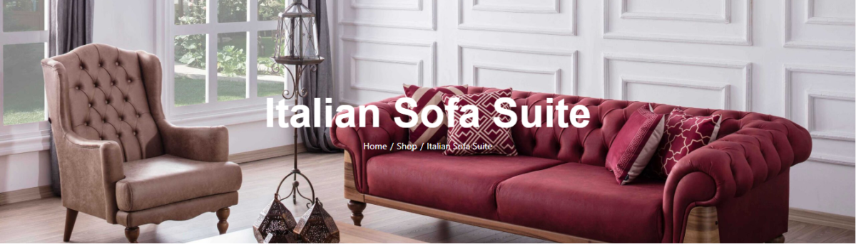 modern italian sofa