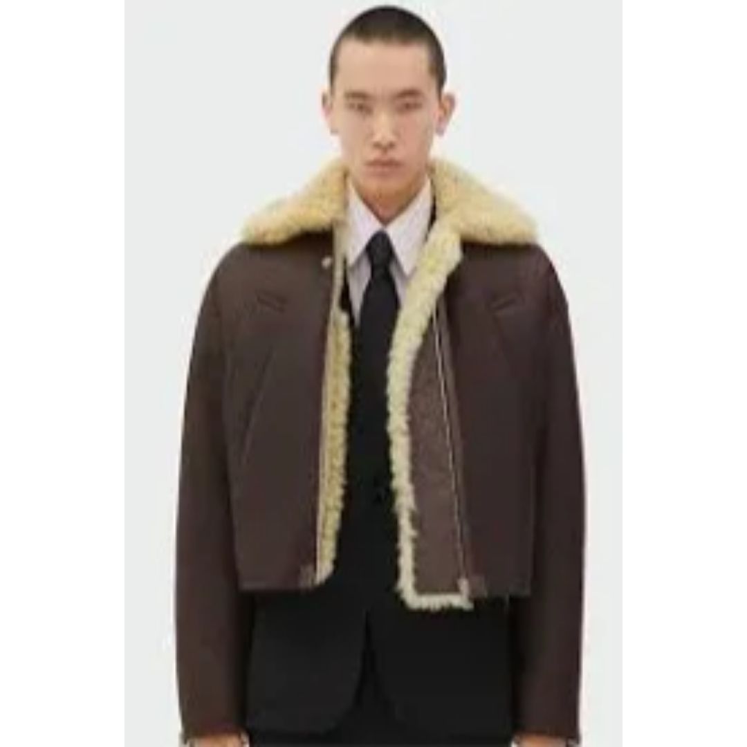 mens shearling coat