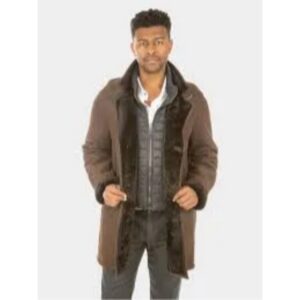 mens shearling coat