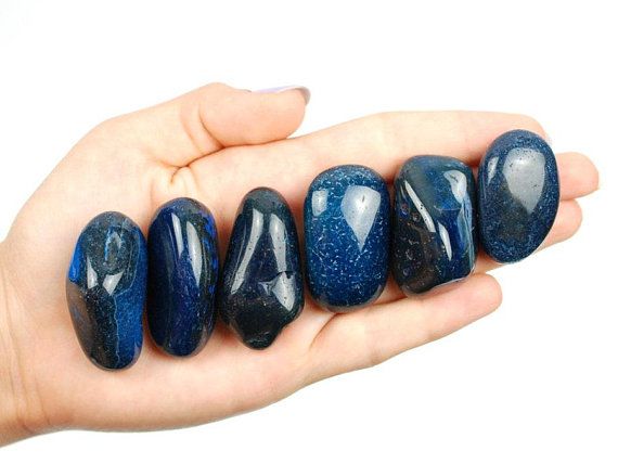 dark blue crystals