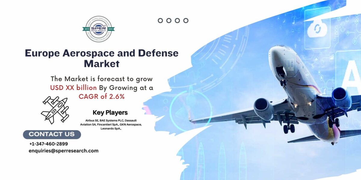 Europe Aerospace and Defense Market Size, Industry Share, Emerging Trends, Growth Drivers, Revenue, Challenges, Business Opportunities and Future Competition Till 2033: SPER Market Research