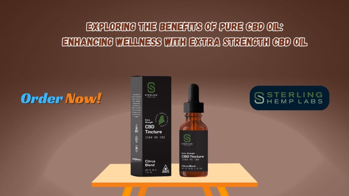 Pure CBD oil 2500 mg