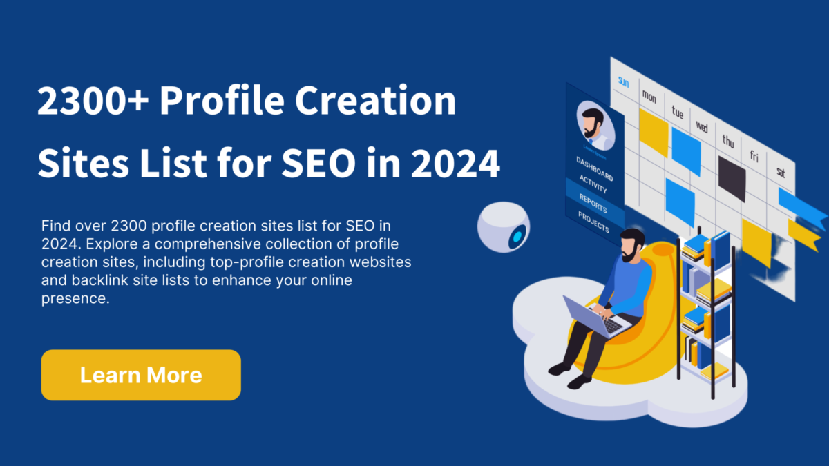 profile creation sites