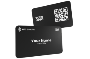 mTap Black Digital Business Card