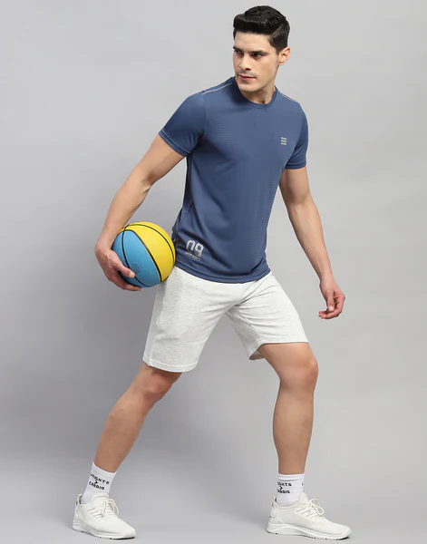 men sports tshirt with short