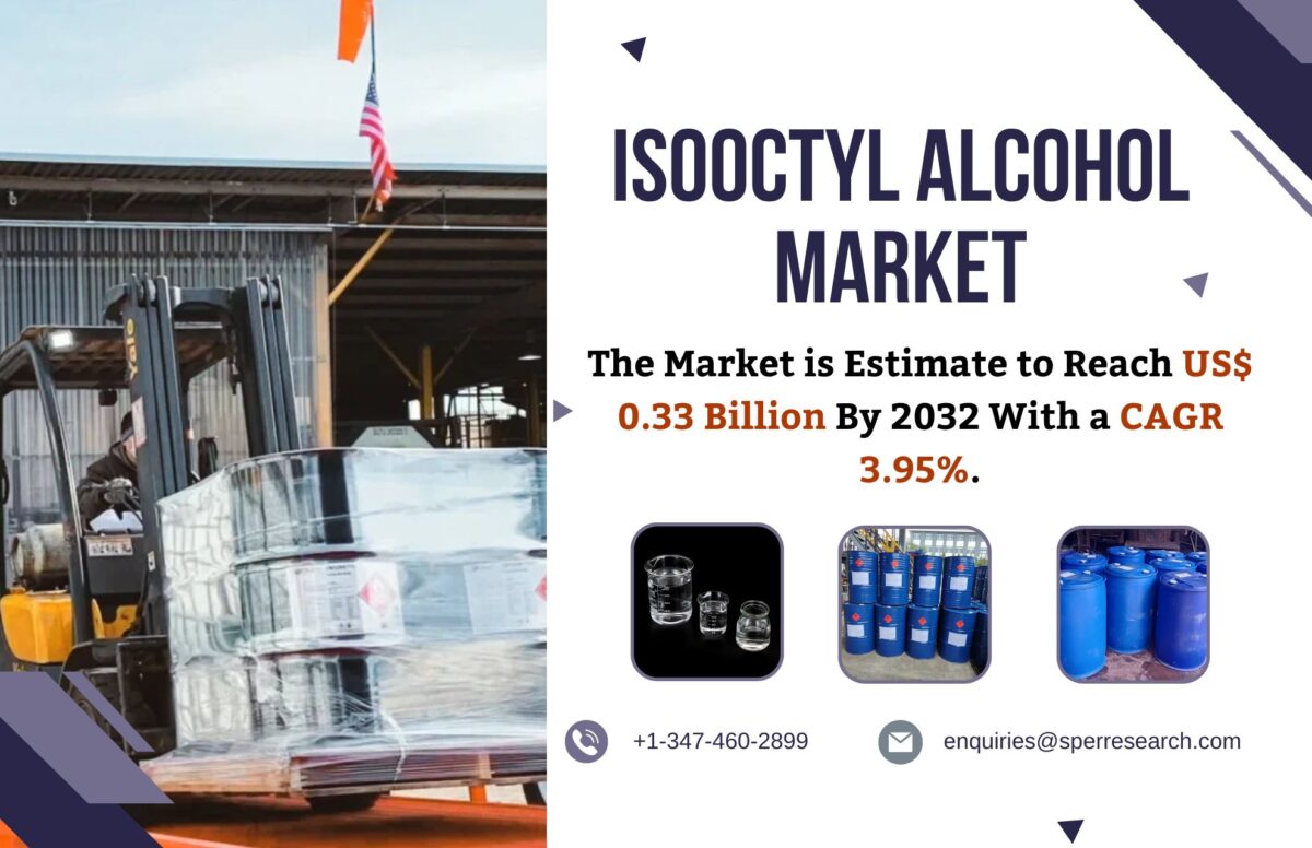 Isooctyl Alcohol Market Growth, Global Industry Share, Upcoming Trends, Revenue, Business Challenges, Opportunities and Future Competition till 2032: SPER Market Research