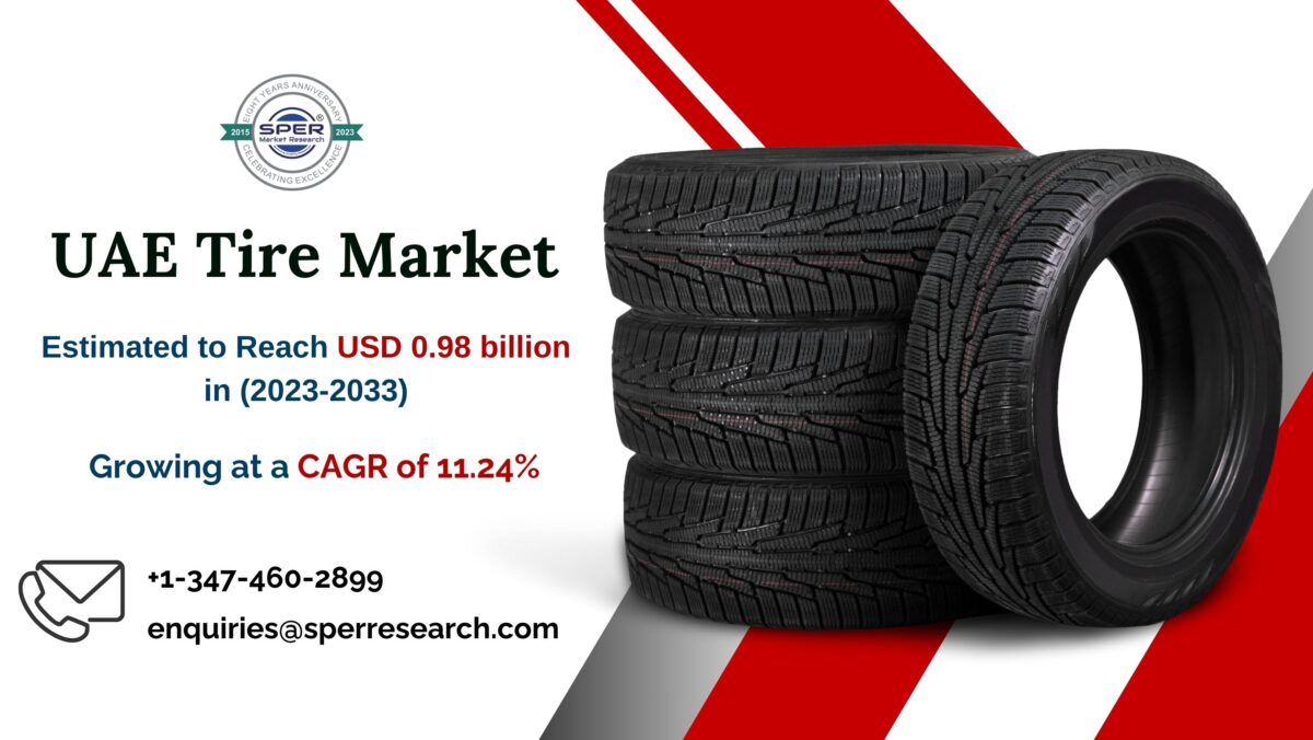 UAE Automotive Tire Market Size, Trends, Share, Price, Challenges, Growth Drivers, Key Manufactures, Future Opportunities and Forecast 2023-2033: SPER Market Research
