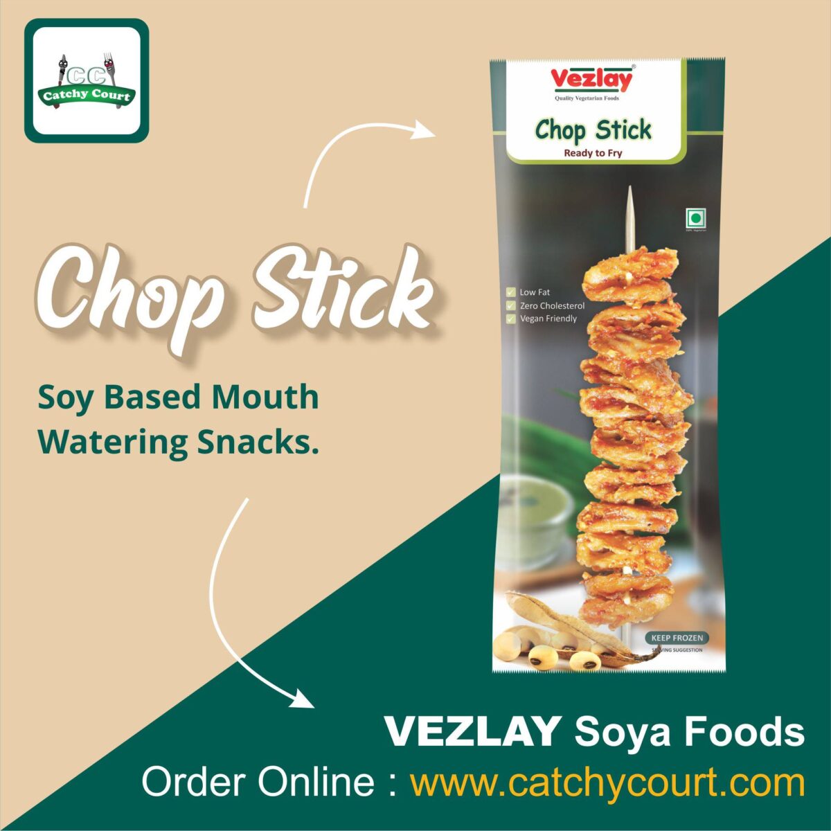 Chop Stick: Buy Today Your Healthy Snacks from Catchy Court