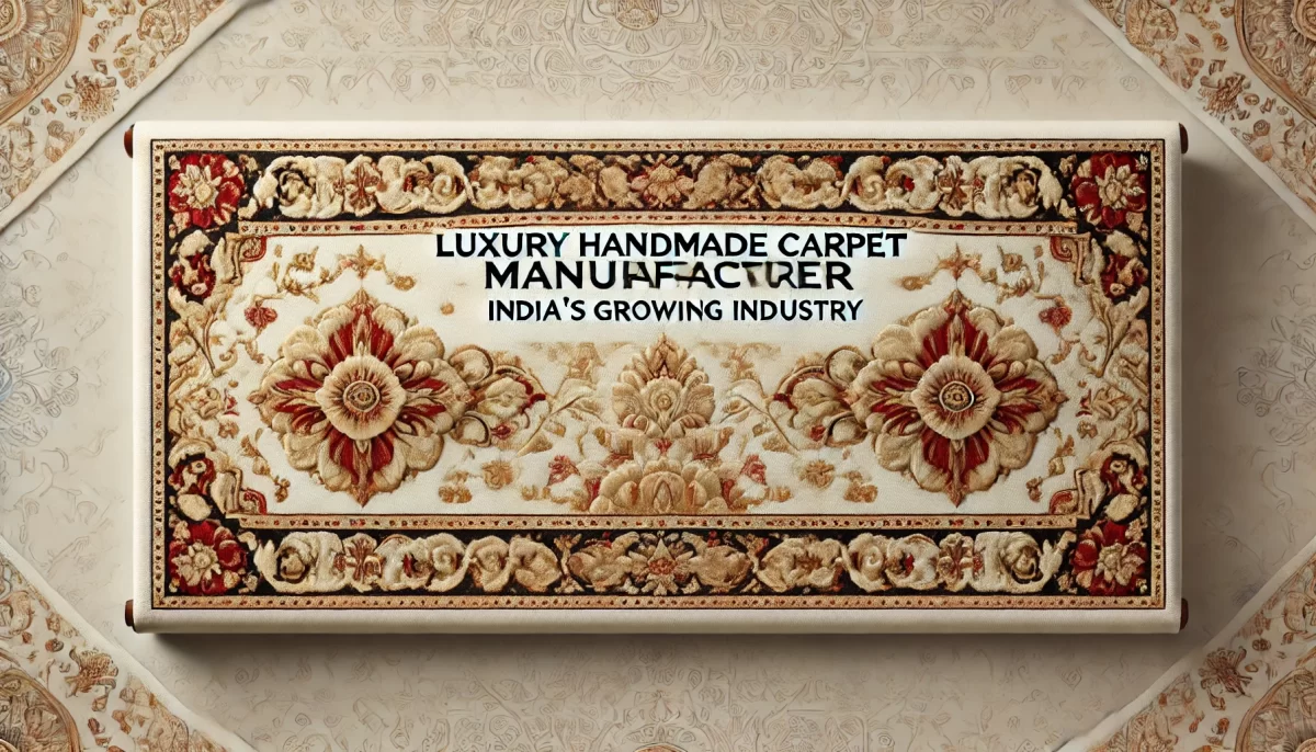Luxury Handmade Carpet Manufacturer: India’s Growing Industry
