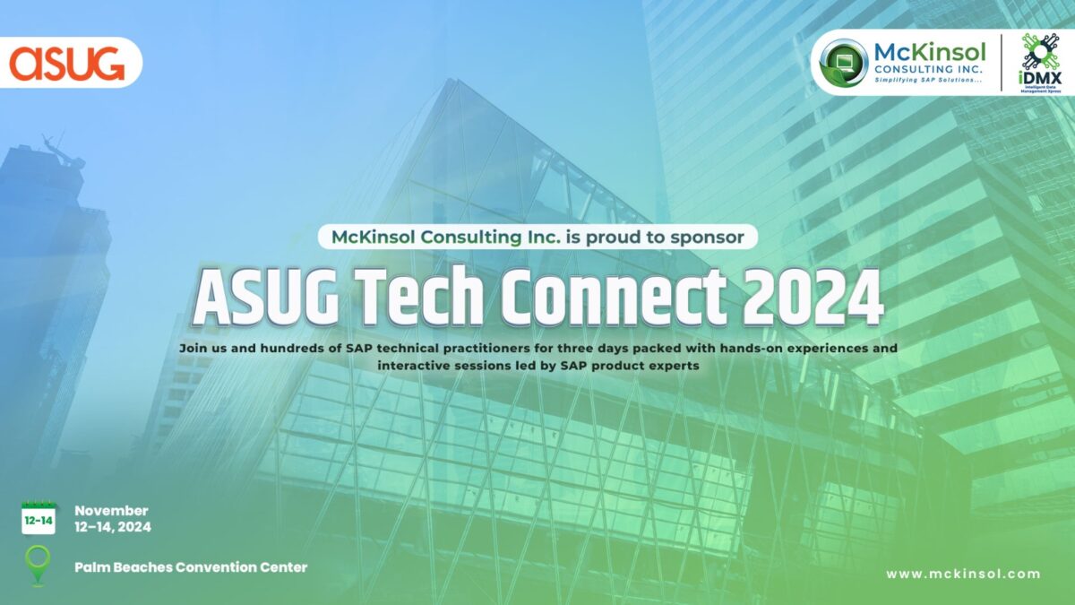 ASUG Tech Connect 2024