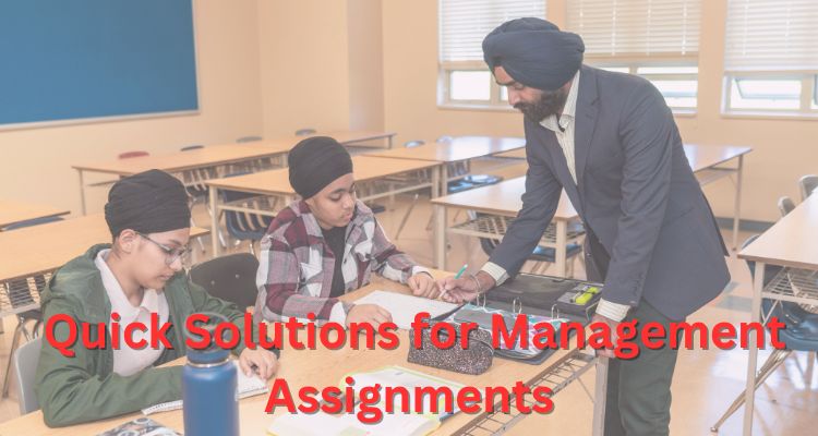 Quick Solutions for Management Assignments