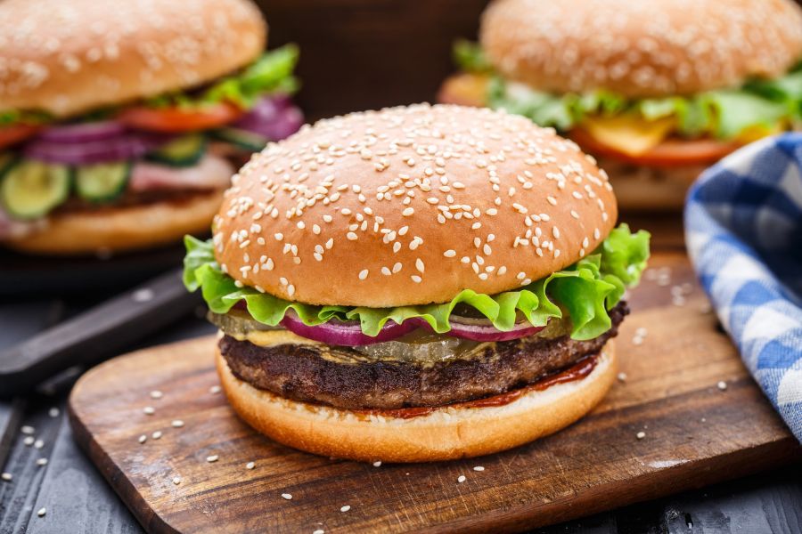 Beef Burger Or Veggie Burger