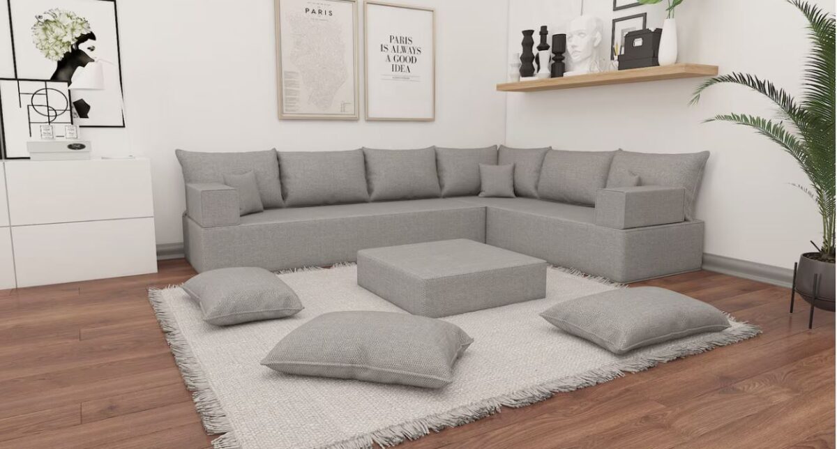 L shape sofa
