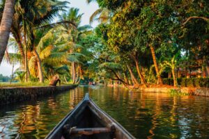 Backwaters trip in Kerala