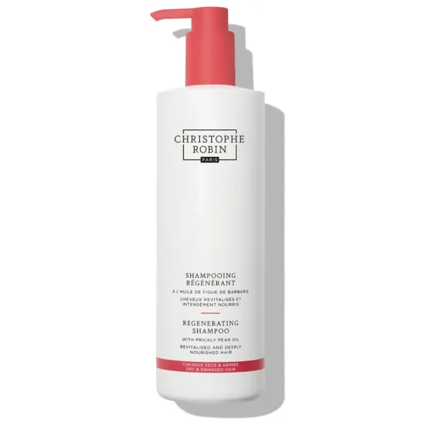Christophe Robin Regenerating Shampoo with Prickly Pear Oil 500ml – A Luxurious Treat for Your Hair
