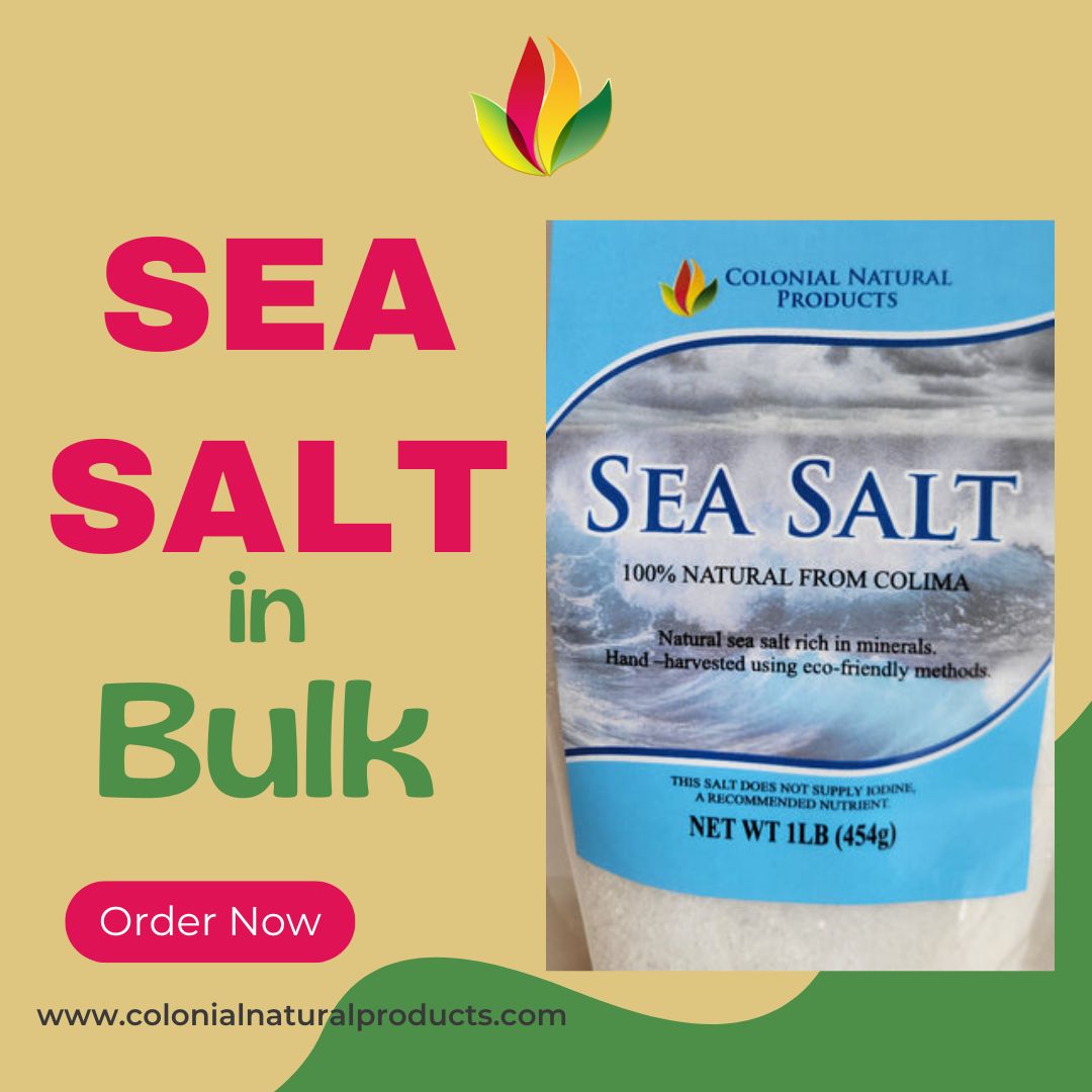 Sea salt in bulk