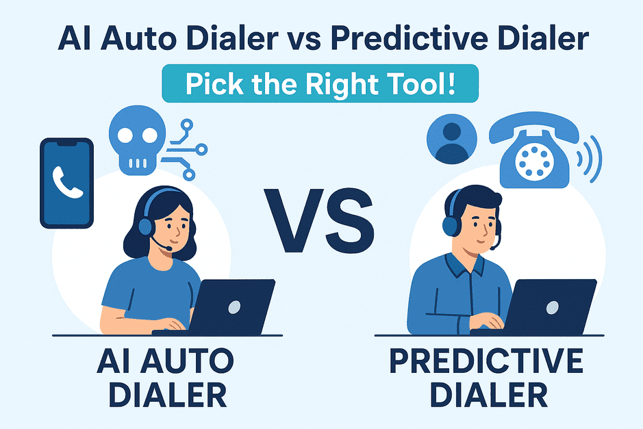 AI Auto Dialer vs Predictive Dialer: Pick the Right Tool!