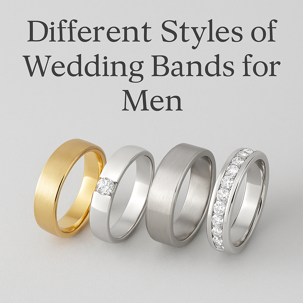 Different Styles of Wedding Bands for Men