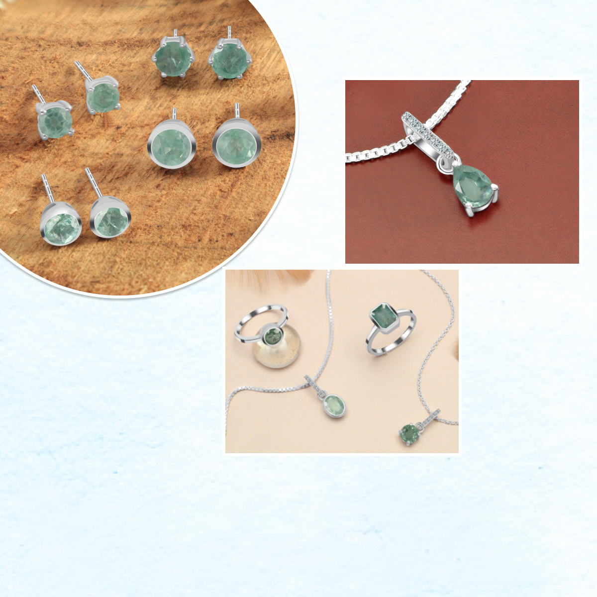 Green Kyanite Jewelry
