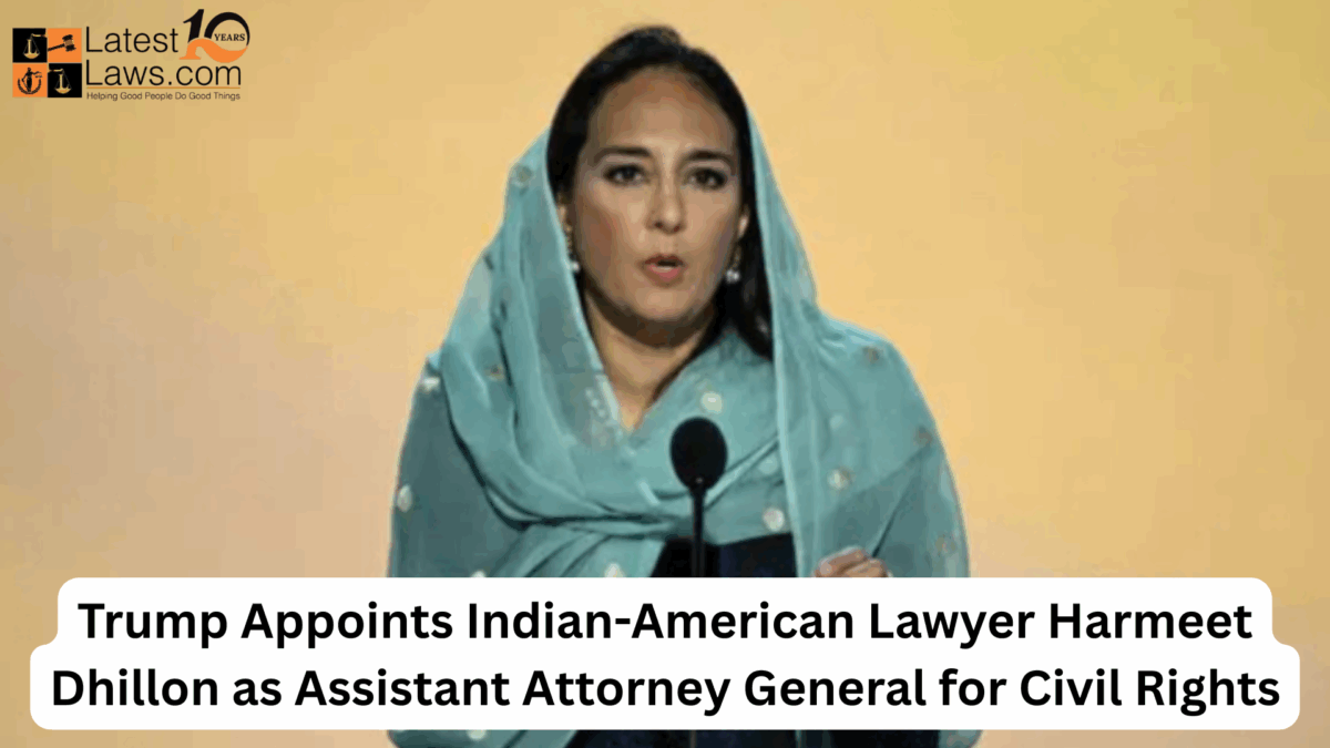 Trump Appoints Indian-American Lawyer Harmeet Dhillon