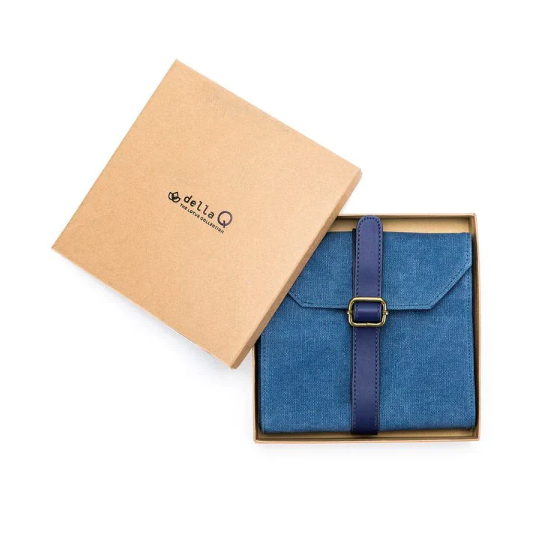 leather knitting needle case