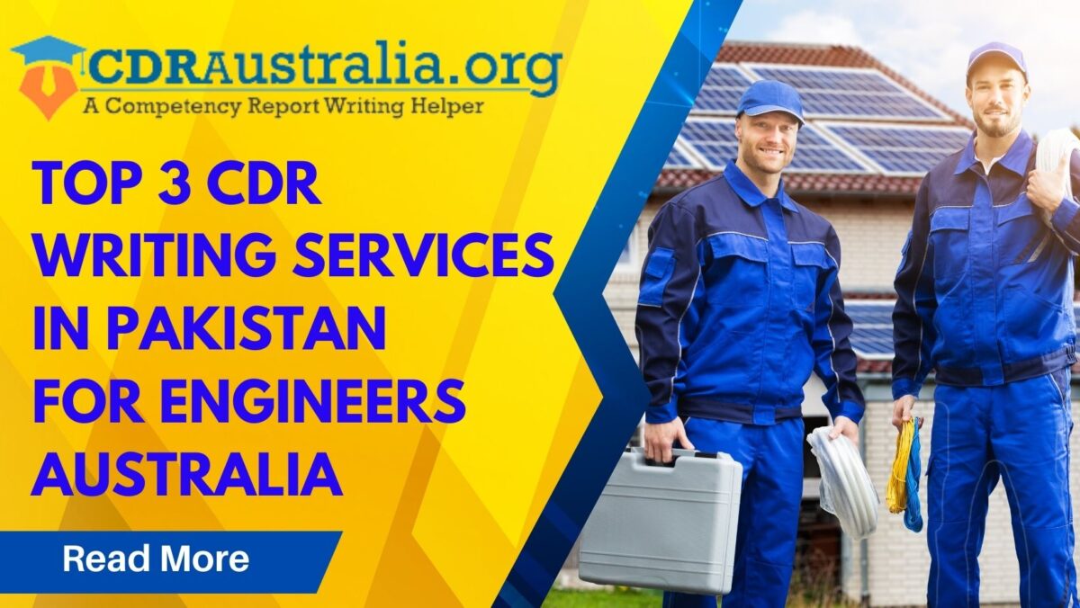 CDR Writing Services in Pakistan for Engineers Australia