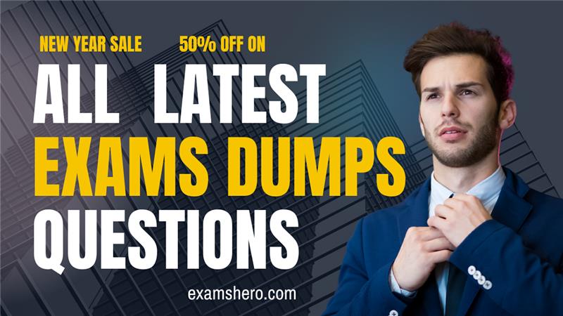 50% off on exam dumps questions