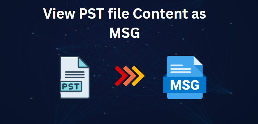 view pst file as msg